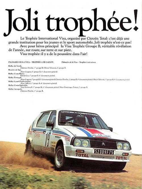 Visa Trophée 1982