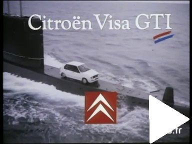Citroën Visa GTi -Pub Séguéla 1985